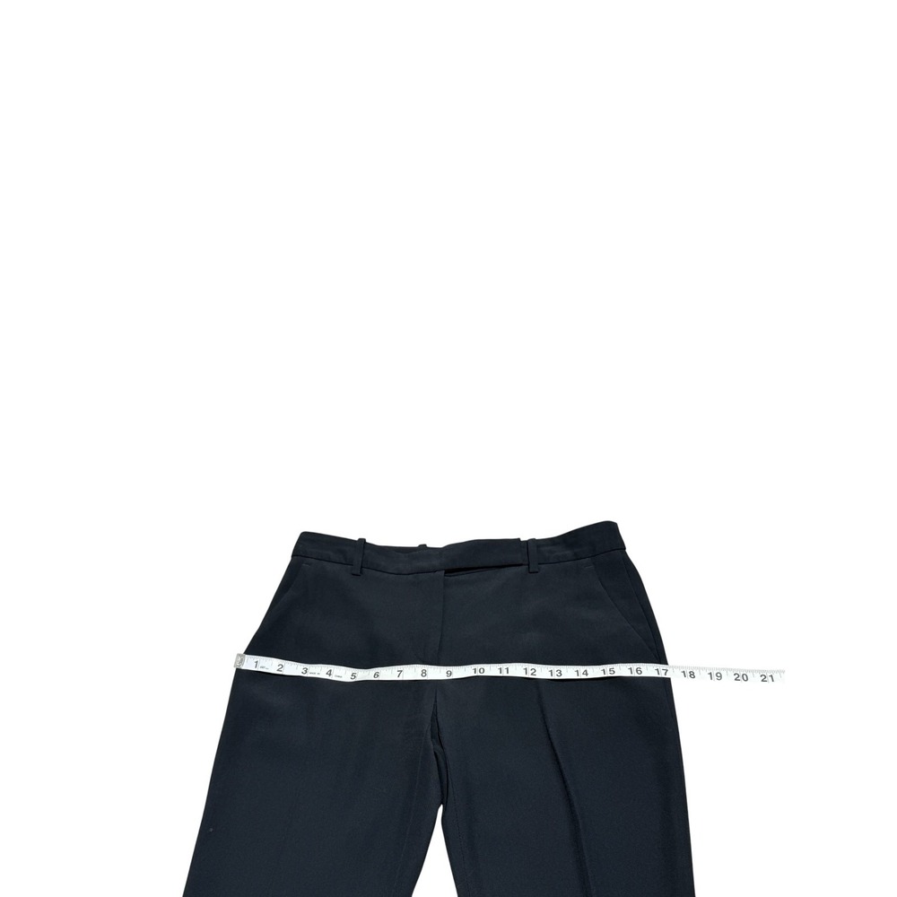 Alexander McQueen Black Crepe Tailored Flared Bootcut Pants IT 38 US 2 Hook Tab - Picture 6 of 10
